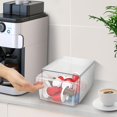 thumbnail image 2 of 4 PACK Stackable Coffee Pod Drawers, Acrylic Clear Storage Drawers for K-Cup Organizer for Home and Office C104, 2 of 3
