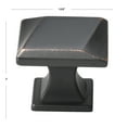 thumbnail image 4 of GlideRite 1-1/4 in. Square Twisted Drawer Cabinet Knob, Oil Rubbed Bronze - 5865-ORB, 10 Pack, 4 of 4
