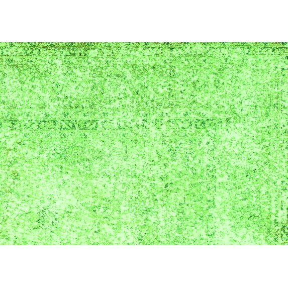 Ahgly Company Indoor Rectangle Persian Green Traditional Area Rugs, 2' x 3'