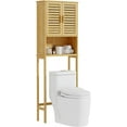 Bamboo OverTheToilet Storage Freestanding Bathroom Shelf