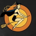 thumbnail image 3 of CafePress - Retro Witch - Women's Long Sleeve Dark Pajamas, 3 of 3