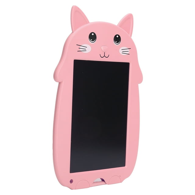 Writing Tablet, Cartoon Cat Digital Electronic Graphics Tablet For School For Office For Home Blue,Pink