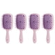 thumbnail image 2 of Herramienta de peluquería, 4 peines de masaje huecos, cepillo para desenredar el cabello, cepillo para masaje, tecnología avanzada, 2 of 9