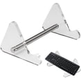 thumbnail image 1 of Keyboard Display Stand Holder Mechanical Computer Keyboard Stand Shelf for Desk Transparent Acrylic Stand Keyboards Storage Holder Tray for Computer Tablet Picture Frame (Small), 1 of 5