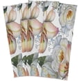 thumbnail image 6 of Flowers Rose Lily Kitchen Dish Towels Set of 1, Vintage Style Washable Tea Towels Dishcloths Lint-Free 18x28 Inch Fast Drying for Kitchen Restaurant Bar Clean, 6 of 7