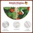 thumbnail image 3 of Sikiie Palm Leaves And Tropical Flowers Nativity Christmas Tree Skirt, Jesus Christian Winter Holiday Tree Mat Decoration(30-48IN)36", 3 of 6