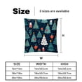 thumbnail image 5 of Christmas Tree Inserts Set - 2-Pack Decorative Pillows with Unique Patterns for Throw Pillow Covers for Home Decor, Sofa, Bed - Available in 16x16, 18x18 & 20x20, 5 of 6