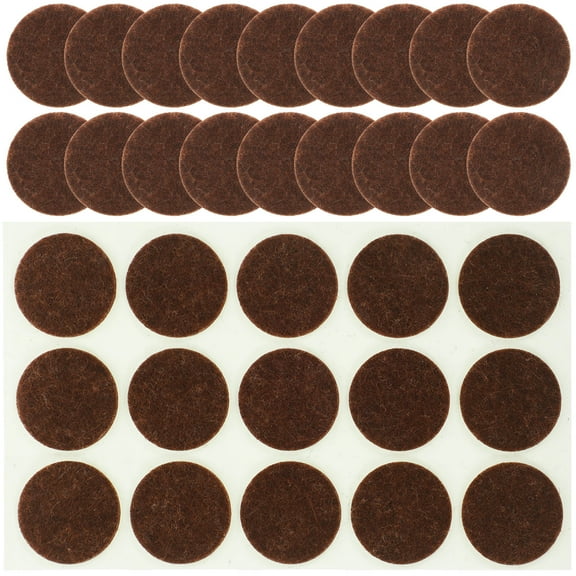 DINHEAROM 225Pcs Round Heavy Duty Nail On Felt Pad for Furniture Legs and Sofa Feet