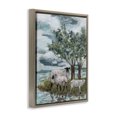 thumbnail image 4 of Stupell Industries Traditional Sheep Scene Landscape Painting Brown Floater Framed Canvas Art Print Wall Art, 25 x 31, 4 of 10