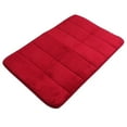 thumbnail image 6 of Super-Soft Microfibre Bath Mat Memory Foam Rug Bedroom Mats Absorbent Coral Velvet Shower Carpet With Anti-Slip Bottom Suitable For Toilet / Cloakroom / Laundry room / Balcony / Door Entrance Decor, 6 of 9