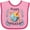 Pink and Fuchsia, variant on Inktastic Happy Hanukkah Dreidel and Laurels Boys or Girls Baby Bib