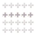 thumbnail image 1 of zuchini X-Shape 5 pin RGBW Solderless Connector 5-Conductor for 12mm Wide SMD 5050 RGBW RGBWW LED Strip LED Tape LED Rope Lights in Kitchen Cabinets RV etc. (20pcs), 1 of 4