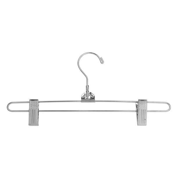 Econoco SKT/12 12" Chrome Skirt or Pant Hanger with Vinyl Cushioned