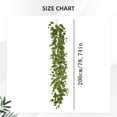 thumbnail image 3 of Magnolia Leaf Garland Artificial Foliage Decor Multicolor Plastic Greenery Vine Waterproof Fall Accent 78.74in, 3 of 5