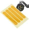 thumbnail image 1 of Autocollant Réfléchissant, 4 Pcs Coque de Protection pour Roue avant et Arrière Autocollants Réfléchissants Adaptés aux Accessoires de Scooter, 1 of 7