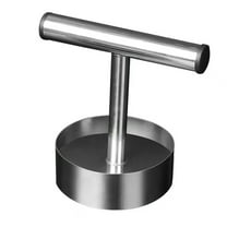 Shoreew Burger Press Stainless Steel Burger Smasher Round Bacon Press Multifunctional Kitchen Tool for Beef Chicken Turkey