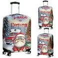 thumbnail image 2 of Santa is Coming Persian Merry Christmas Xmas Noel Truck Tree Travel Luggage Cover Cat Lover Kitten Owner Gifts Suitcase Dust Protective Decor - 02023, 2 of 5