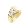 thumbnail image 4 of AFFY Eagle Two Tone Men's Signet Ring In 14k Yellow Gold Over 925 Sterling Silver, Ring Size 14, 4 of 4
