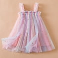 thumbnail image 4 of Baby Girl Dresses Sleeveless Star Moon Princess Dance Party Clothes Toddler Girls ,Size 18 Months-24 Months, 4 of 7