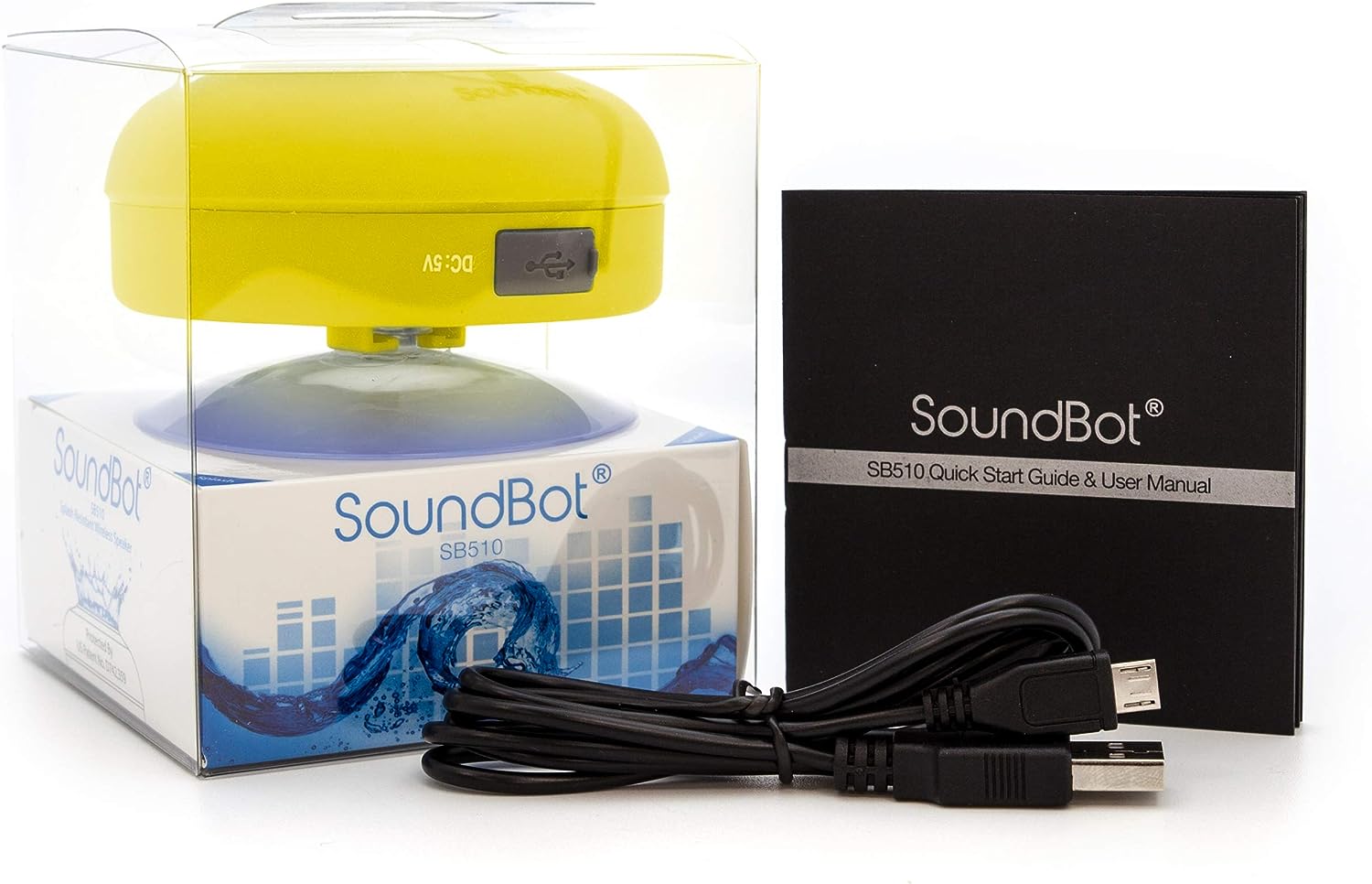 SoundBot 1.59 oz Portable Bluetooth Speaker, Yellow, SB510 - image 7 of 8