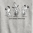 thumbnail image 3 of Peanuts - Snoopy Just Keep Dancing - Youth Crewneck Sweatshirt, 3 of 6