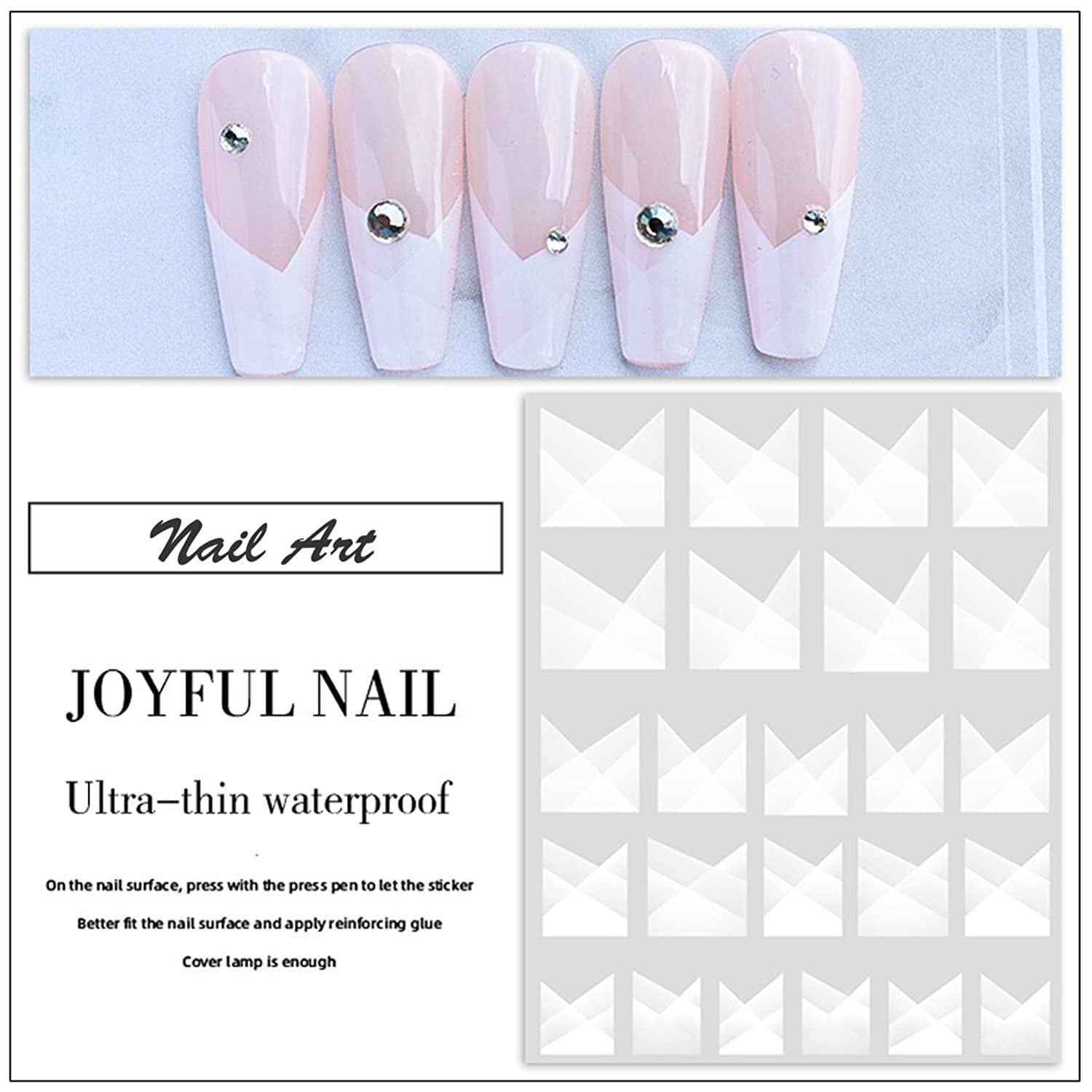 3 Sheets French Nail Sticker French Tip Stickers French Nails French