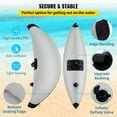 thumbnail image 3 of VEVOR Kayak Outrigger Stabilizer, 2 pcs, PVC Inflatable Outrigger Float with Sidekick Arms Rod, Standing Float Stabilizer System Kit for Kayaks, Canoes, Fishing Boats, 3 of 9