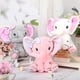 thumbnail image 2 of Animal de peluche Hyden Elephant de 20 cm para regalo de baby shower, 6 unidades, 2 of 7