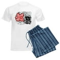 thumbnail image 6 of CafePress - Love Is In The Air Men's Light Pajamas - Men's Light Loose Fit Cotton Pajama Set, 6 of 7