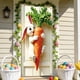 thumbnail image 5 of CaiYueKe Easter Door Cover Curtain Decoration for Spring Holiday Party, Bunny Egg Themed Hanging Door Banner Wall Decor, Festive Home Indoor Outdoor Welcome Sign with Religious Cross Pattern, 5 of 7