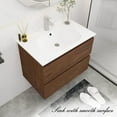 thumbnail image 3 of 30 inch Bathroom Vanity with Sink,Mordern Floating Bathroom Cabinet,Wall Mounted Vanity, 3 of 13