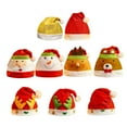 thumbnail image 3 of Walbest Christmas Dress Up Hat, High Elastic Wear Resistant Fabric Adorable Cartoon Santa Snowman Deer Xmas Themed Cap for Adult Children, 3 of 7