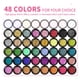 thumbnail image 3 of Set de polvos cromados para uñas SAVILAND, 48 colores, para esmaltes en gel, 3 of 7