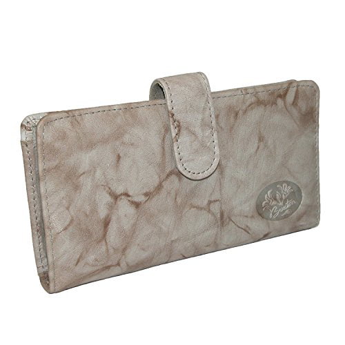 Buxton Heiress Checkbook Wallet-TAUPE 