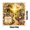 thumbnail image 3 of Floral Diamond Art Kits For Adults, 5D DIY Diamond Art Craft Set, Bible Garden Landscape Pattern, Great For Home Wall Decoration, Ideal Craft Activity For Adult Crafters, 3 of 6