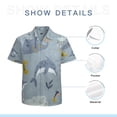 thumbnail image 7 of High Quality Hawaiian Shirts for Men Short Sleeve Aloha Beach Shirt Floral Summer Casual Button Down Shirts Blouses GXKHPJ, 7 of 7
