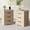 Gray-2PCS, variant on NEGYLIM 2-Piece Nightstand, Farmhouse End Table with Charging Station, 3 Drawers Storage for Bedroom