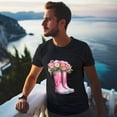 thumbnail image 5 of Summer Short Sleeve Tops Crew Neck Shirts for Men Flowers (8)Plus Size Tee Shirts XS-5XL, 5 of 5