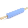 thumbnail image 1 of nipocaio 1 Rouleau en silicone surface Antiadhésive Manche en Bois (Bleu), 1 of 5