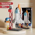 thumbnail image 2 of Station Spatiale Fusée Construction / Modèle de Casse-Tête Base Centrale / Bloc d'Assemblage de Fusée - Diy -, 2 of 5