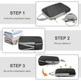 thumbnail image 5 of Compression Packing-Cubes,4 Set Ultralight Packing-Cubes for Carry on Suitcase,Travel Packing for Suitcase Organizer Bag, 5 of 5