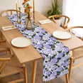 thumbnail image 3 of Purple Spring Floral Table Runner - 72 Inch Long, Kitchen Dining Table Runner Dresser Scarves, Watercolor Flowers Pastoral Farmhouse Decor for Coffee Tables Wedding Party Banquet, 3 of 8