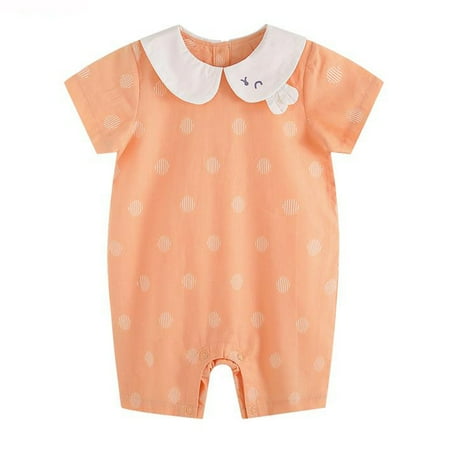 

Baby Girls Rompers Bullpiano Infant Baby Bodysuits One-Pieces Newborn-12M 12-24M 1-5T Clearance