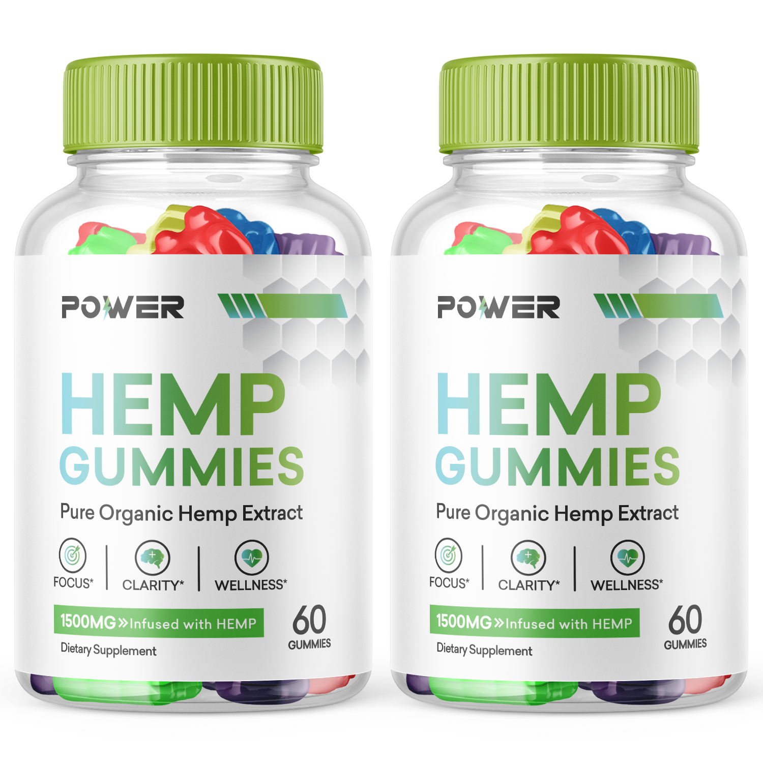 (2 Pack) Power Gummies 120 Gummies