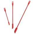 thumbnail image 1 of MasteelfCA 3pcs Silicone Scrapers Creative Double Ended Scrapers Baking Tools (Red), 1 of 7