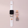 thumbnail image 5 of Women Apple Watch Band Charms Halloween Christmas For iphone iwatch Ultra 2 SE Series 9 8 7 6 5 4 3 (No Bands), Ghost /Silver, 5 of 7