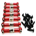 thumbnail image 1 of mmirethe Ensemble de 7 Barres de Direction en Alliage d'Aluminium pour Véhicules Tout-Terrain WR8 1/8, Accessoires de Voiture RC, Pièces de Rechange Rouges, 1 of 6