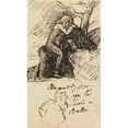 thumbnail image 3 of Benjamin Robert Haydon 16x24 Black Modern Framed Museum Art Print Titled - Study of a Figure Sitting, 3 of 5