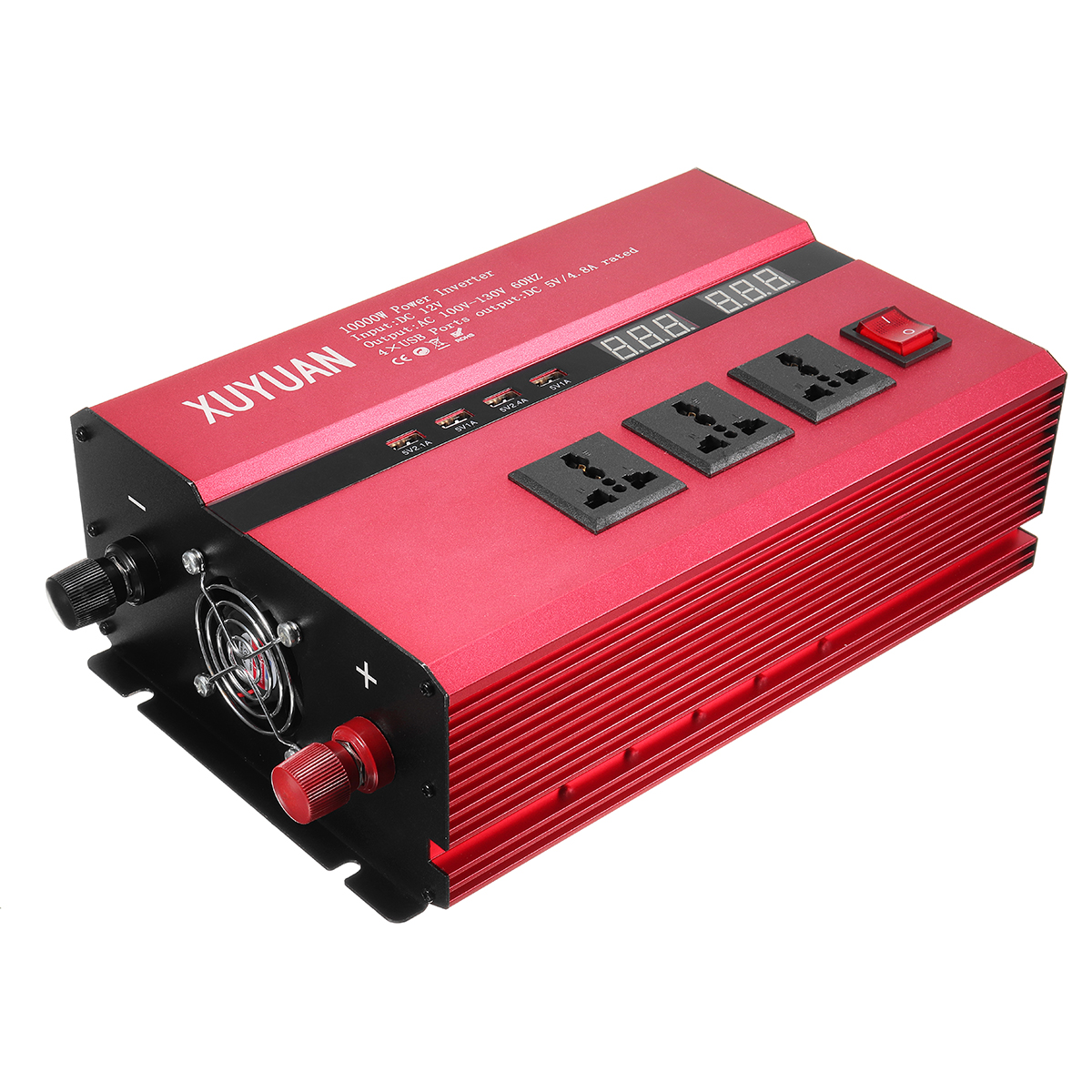Solar Power Inverter 12V 110V 4000W 2000W Peak Sine Wave Inverter DCAC Car Invensor Convertor