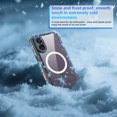 thumbnail image 6 of Magnetic for iPhone 17 Case Waterproof,Built-in Screen Protector[IP68 Underwater][Upgrade Military Dropproof][Compatible with Mag Safe] Full Body Shockproof Translucent Case,Blue, 6 of 12
